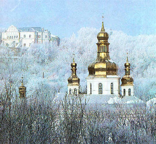 Image - Church of the Elevation of the Cross at the Kyivan Cave Monastery.